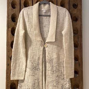 Coldwater Creek Cream Cardigan Sweater